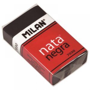 Ластик Milan "Nata Negra 7030", прямоугольный, 39*24*10мм