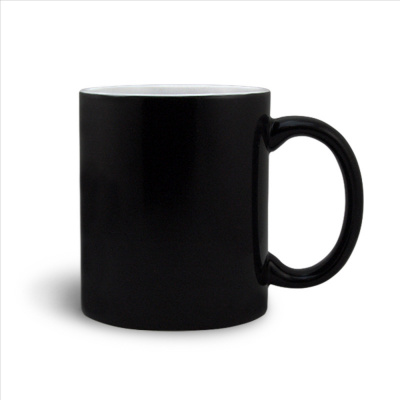 Кружка Хамелеон матовая чёрная 11oz