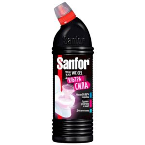 Средство для туалета Sanfor WC "Special Black", гель, 1л